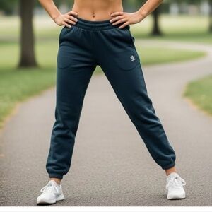 NWT Women’s Adidas Arctic Night Jade Sweatpants, Extra Small